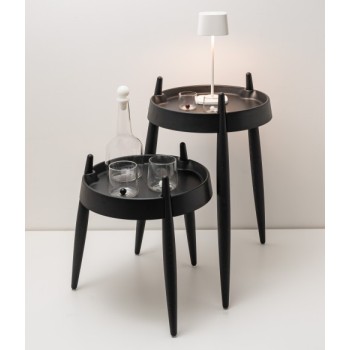 Zafferano Coffee Table LIOLÀ h47cm Black - Black ash