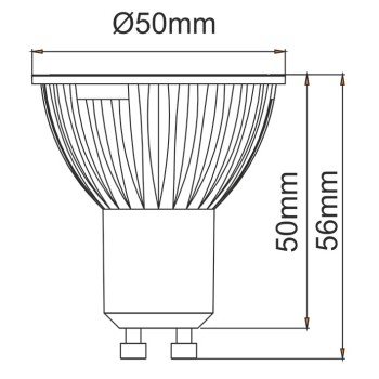 6w led spotlight ideal for corridors, kitchens, bedrooms, shops or exhibitions. 230 volt gu10 connection.