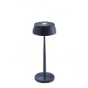 LED table lamp Sister Light in anodized blue color. Ideal for catering. IP54 for outdoor use.