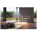 Frame 1200 SimpleFire built-in bio-fireplace in bioethanol with a 2-liter burner. Wall recessed fireplace.
