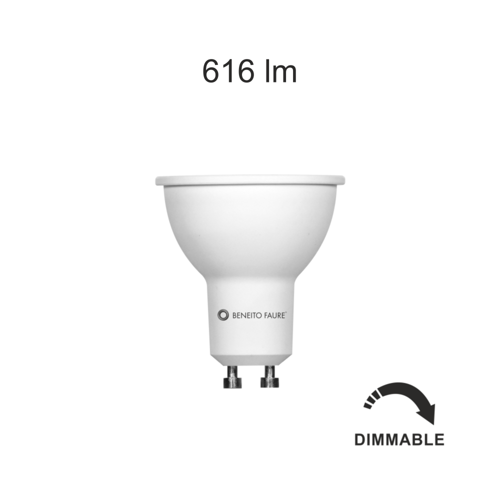 Dimmable 6w led spotlight, ideal for bedrooms, corridors and shops, for plays of light.
