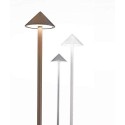 Pina Pro Corten rechargeable and dimmable led table lamp with battery up to 9 hours. IP54 outdoor.