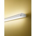 Adjustable Tilting Led Wall Light Perenz 23w 2080lm 70cm White. Adjustable coloring with integrated button. Sway series.