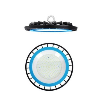150W "UFO" industrial led lamp for 5/6 meters in height, for warehouses, garages and workshops
