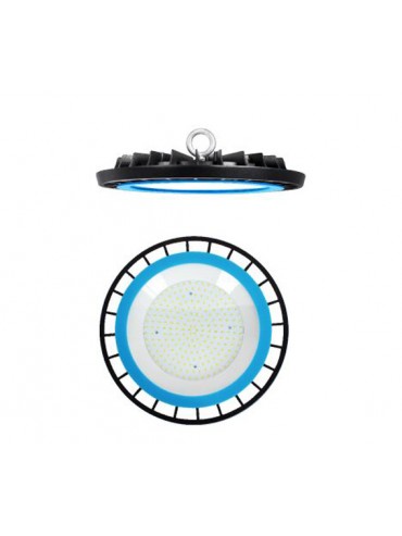 150W "UFO" industrial led lamp for 5/6 meters in height, for warehouses, garages and workshops