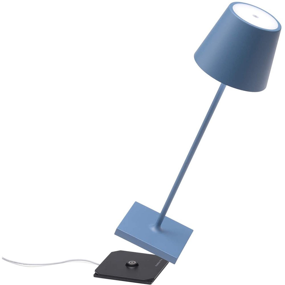 LED Lampada da tavolo a batteria 7 cm 2W 150lm blu