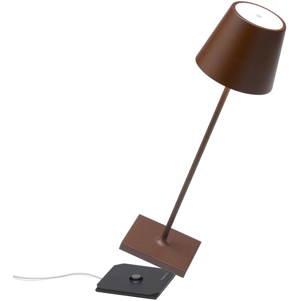 Poldina Pro Corten Rechargeable and Dimmable Led Table Lamp