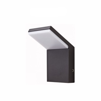 9w modern outdoor led wall light. Ideal for illuminating sidewalks, canopies, garages and house entrances.