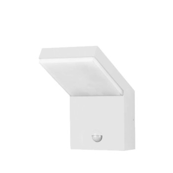 Modern 18w outdoor led wall light with sensor. Ideal for illuminating sidewalks, canopies, garages and house entrances