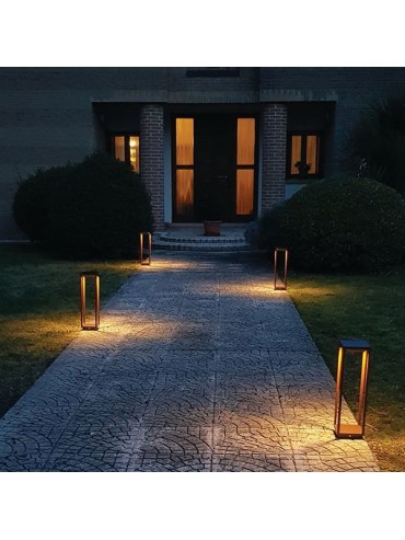 2.2w solar led Home lantern, battery operated. IP54 for outdoor use. Lantern. Ideal outside. Zafferano