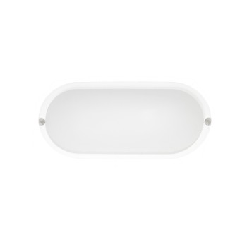 Zibor oval led ceiling light 12w 3000K-4000K, Ideal for outdoor use for perimeter walls. It replaces the old turtles.