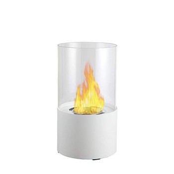 Bonnie White table bio fireplace, very modern with an autonomy of up to 1.5 hours.