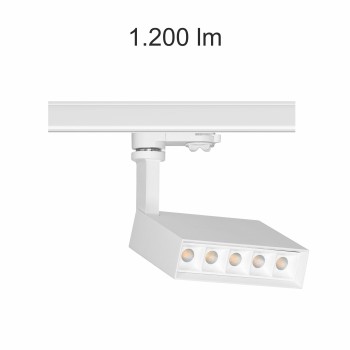 20W led track light Replaces the old three-phase track lights, for showrooms or shops. Design lighthouse.