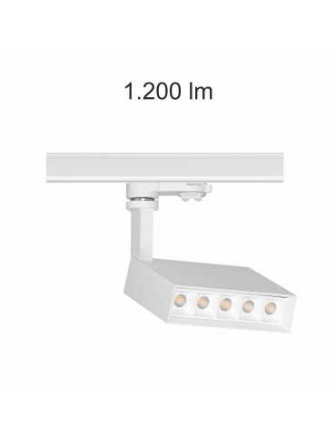 20W led track light Replaces the old three-phase track lights, for showrooms or shops. Design lighthouse.