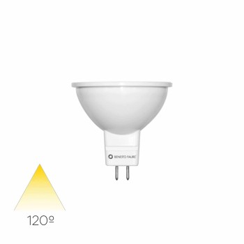 Led spotlight with 6w gu5.3 socket. 12v led spotlight. Ideal in shop windows, shops and in residential environments.