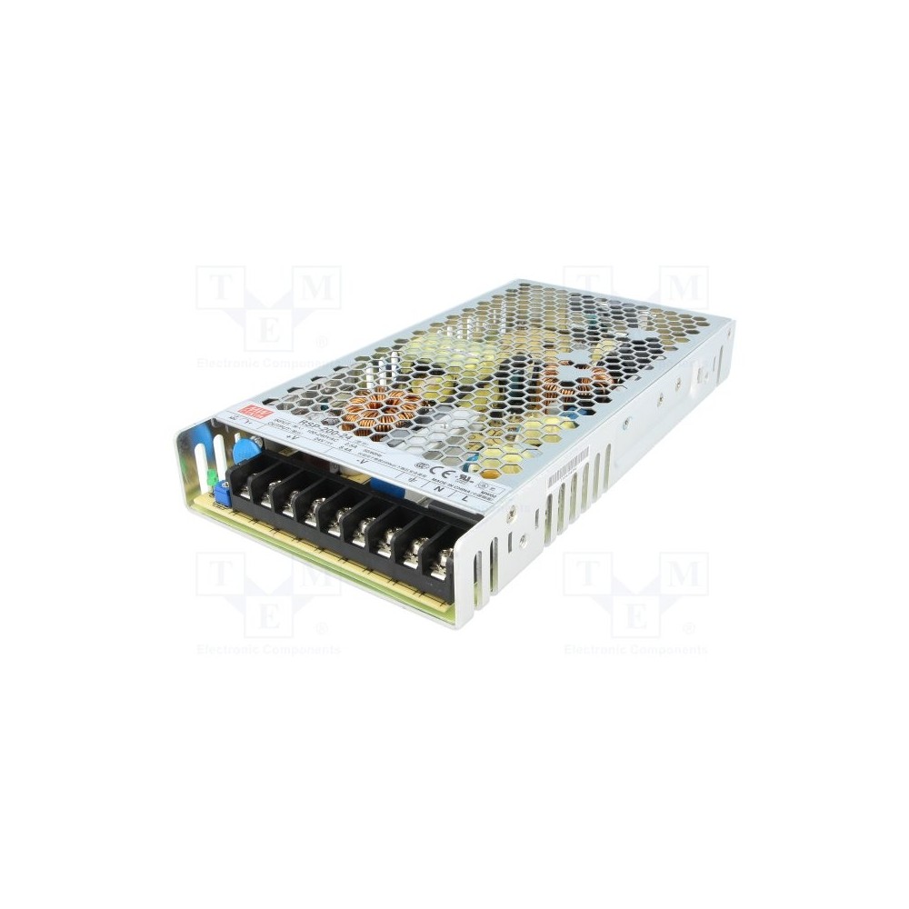 200W 24V power supply from junction box. Ideal for high power led strips and large loads.