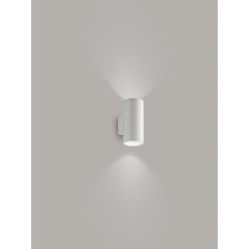 Lampada cilindrica da esterno per 2gu10 ideale per pareti esterne, pilastri e ingressi di abitazioni