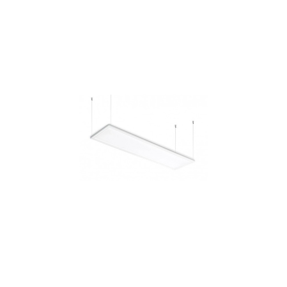 40 Watt rectangular LED panel measuring 30x120cm with white border