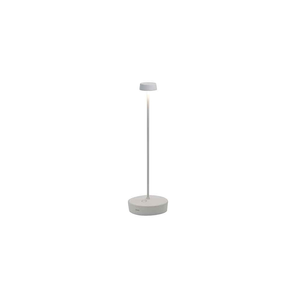 Swap Pro White rechargeable and dimmable led table lamp with battery up to 12 hours. IP54 outdoor.