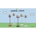 Poldina pro Aviator rechargeable and dimmable led table lamp with battery up to 12 hours. IP65 outdoor.