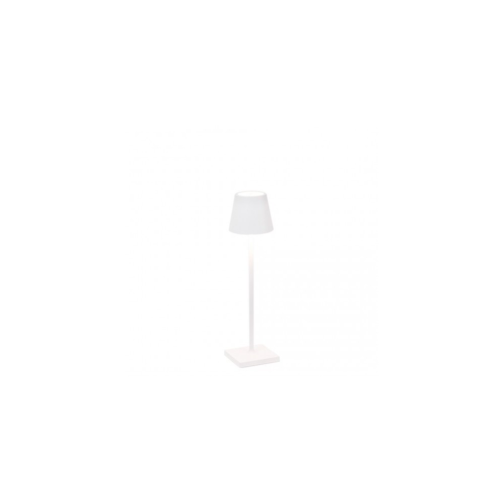 Poldina Pro Micro White Rechargeable and Dimmable Led Table Lamp