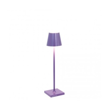 Poldina Pro Micro Lilac Rechargeable and Dimmable Led Table Lamp