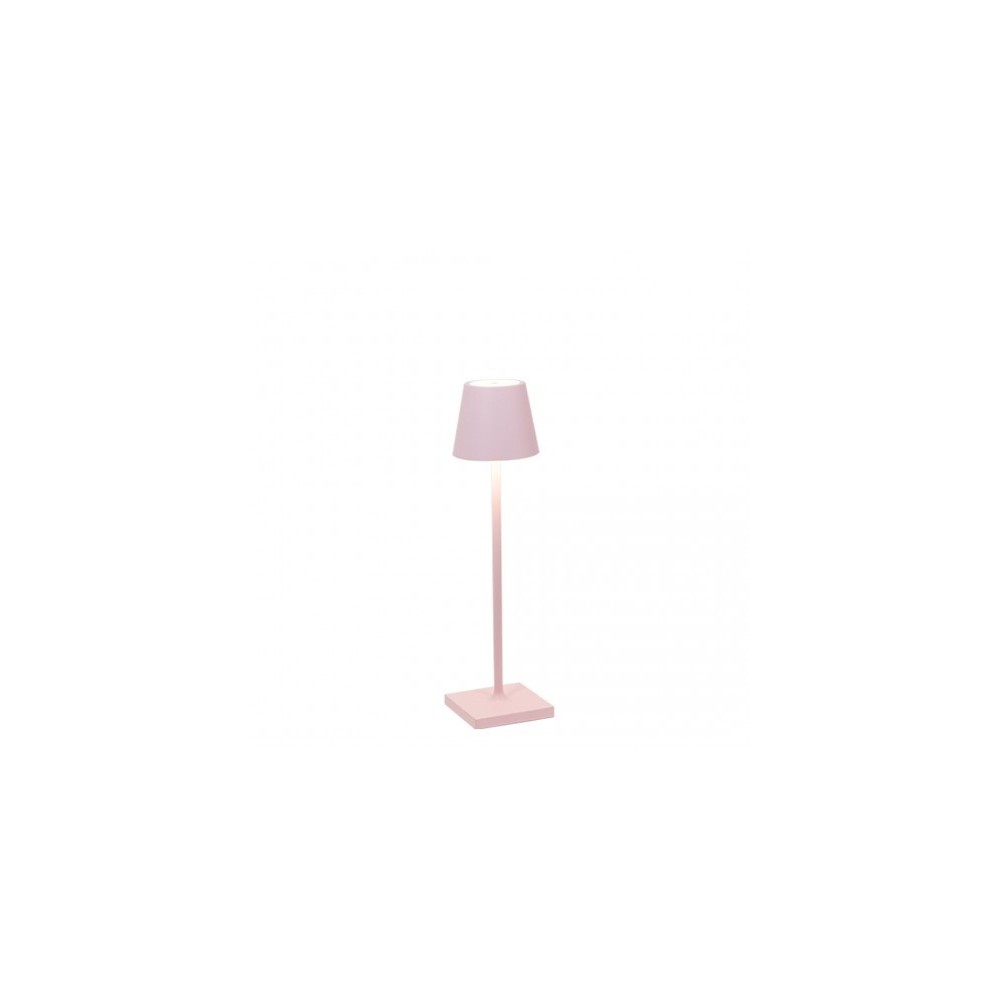 Poldina Pro Micro Pink Rechargeable and Dimmable Led Table Lamp