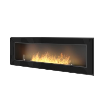 Frame 1500 SimpleFire bioethanol built-in fireplace with protective glass with 2 liter burner