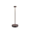 Swap Pro Corten Rechargeable And Dimmable Led Table Lamp