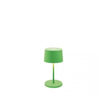 Olivia Mini Apple green rechargeable and dimmable LED table lamp
