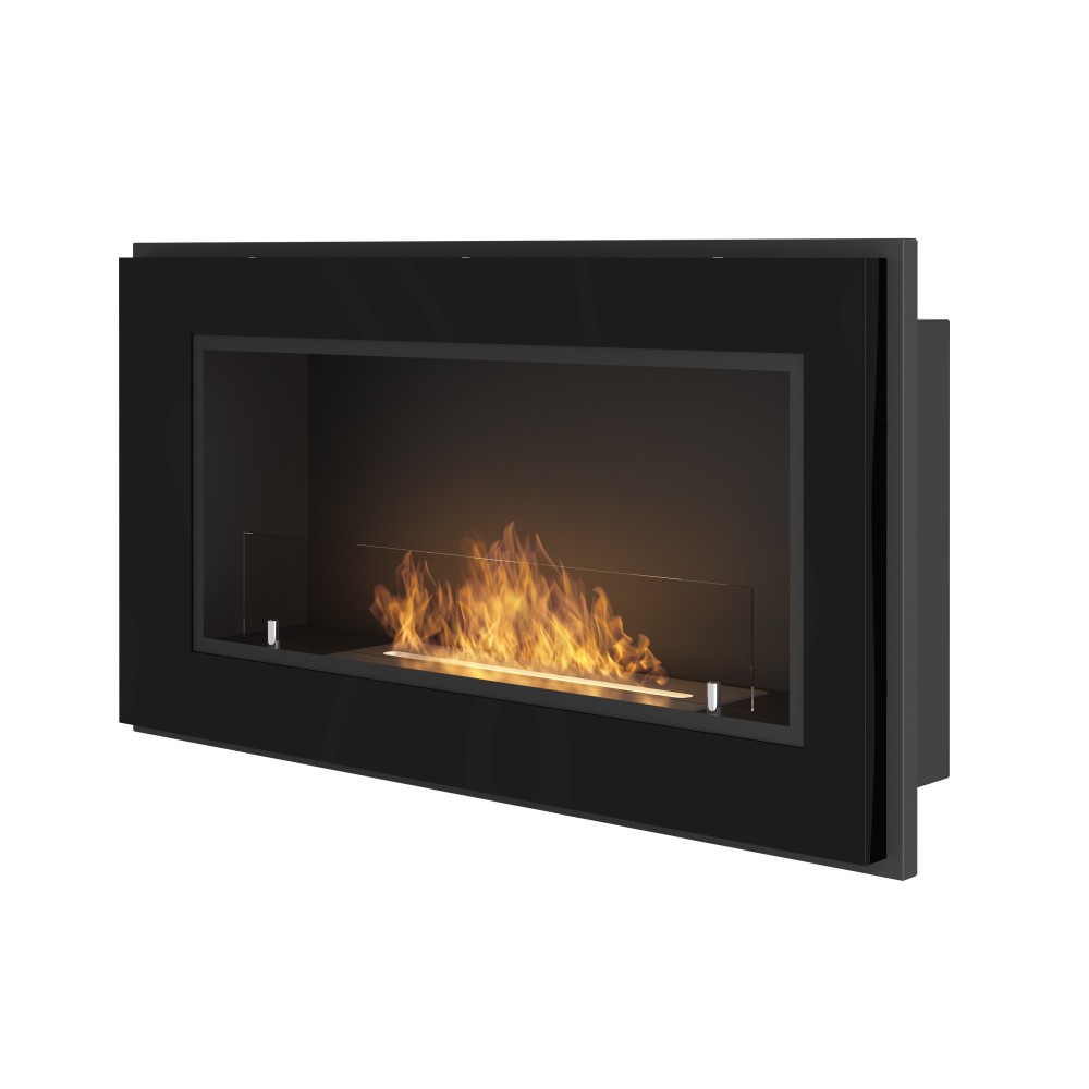 Bioethanol Fireplace built-in Frame 900 SimpleFire with Glass