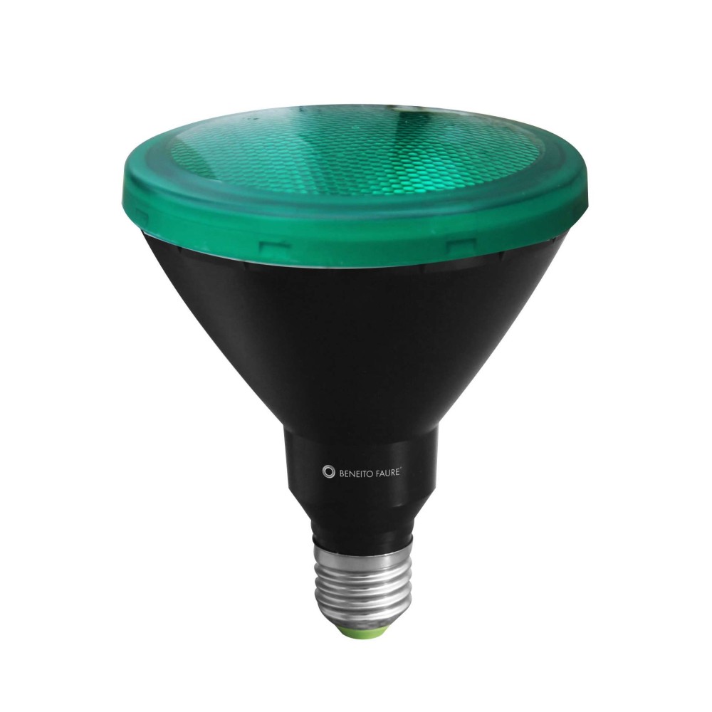 Led bulb PAR38 15W E27 Green parabolic reflector