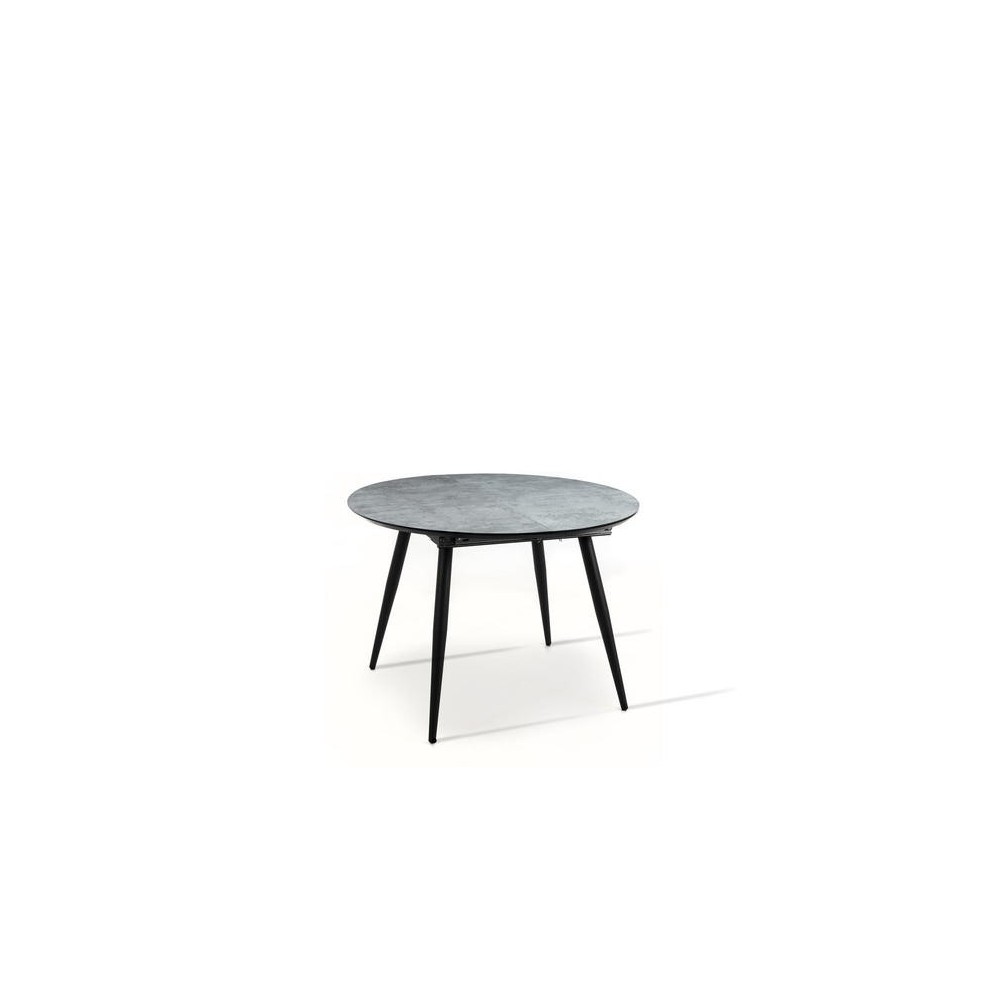 Goose Extendable Table from 110cm to 150cm modern Top in Gray Melamine