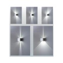 Led Wall Lamp Cube IP54 6,5W With Adjustable Fins