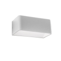 Lampada a led da parete Cubetto bianca IP20 da esterno 11,4W con alette regolabili per creare atmosfera