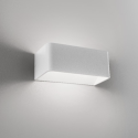 Lampada a led da parete Cubetto bianca IP20 da esterno 11,4W con alette regolabili per creare atmosfera
