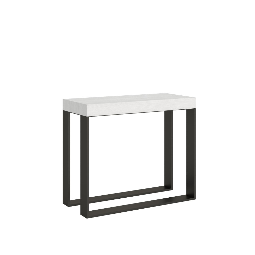 Elettra extendable console from 40 cm to 300cm with melamine panels