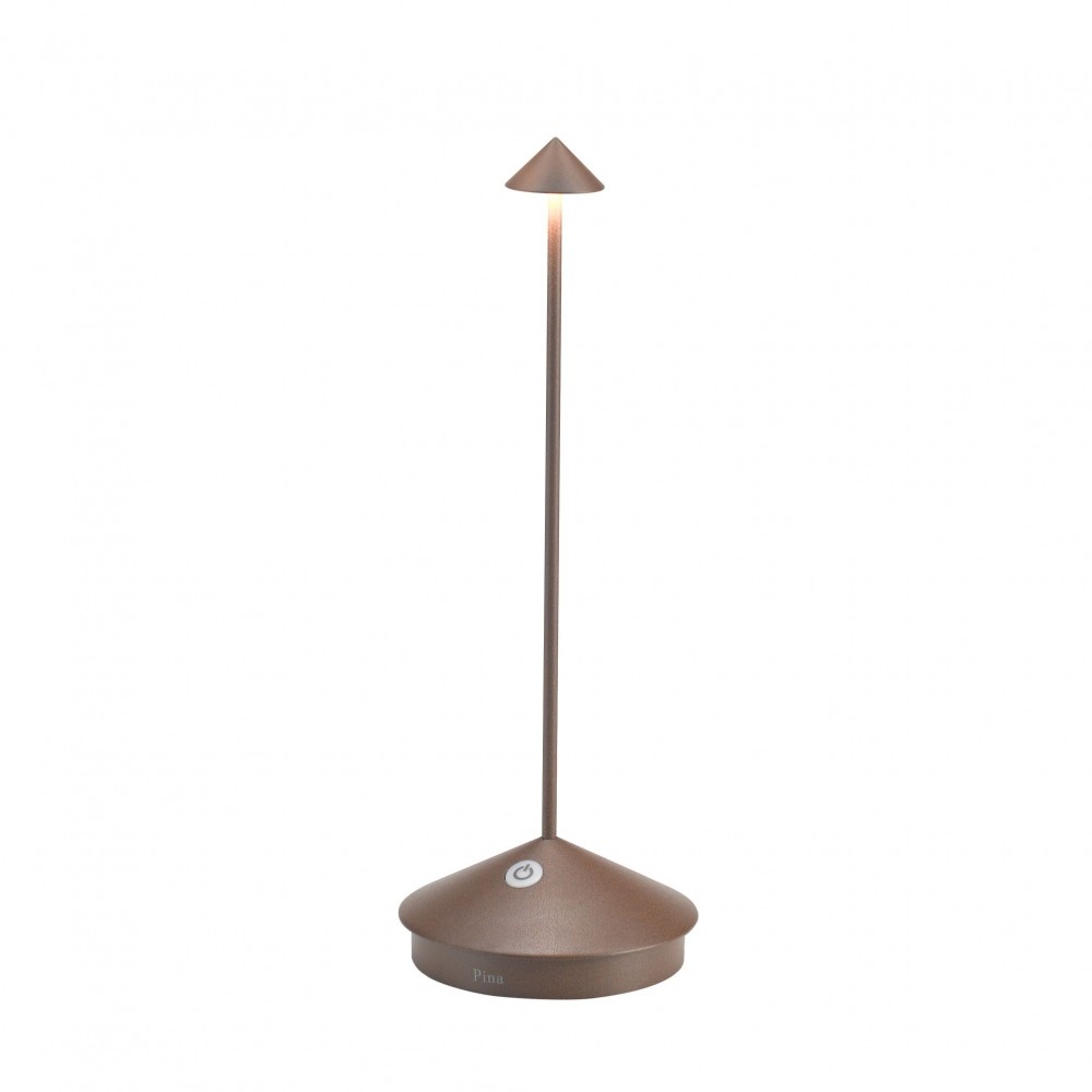Pina Pro Corten Rechargeable and Dimmable Led Table Lamp