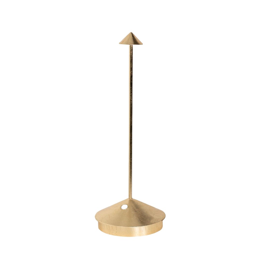 Pina Pro Gold Leaf rechargeable and dimmable LED table lamp