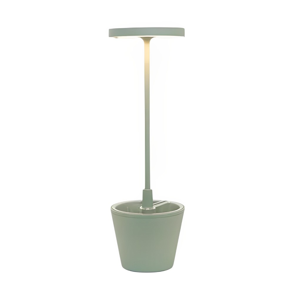 Poldina Reverso Sage Green rechargeable and dimmable LED table lamp