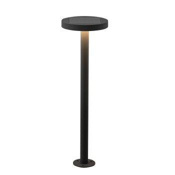 Solar Nap 2.2w battery-powered LED ground post. IP54 for outdoors. Anthracite pole. Ideal outside. Rossini
