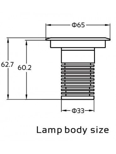 3W LED FLOOR STEP MARKER IDEAL FOR LIGHT GAMES OR LIGHTING FACADES.