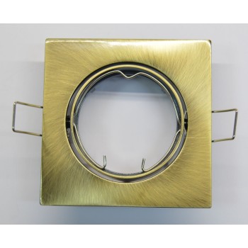 Adjustable recessed metal ring in various colors for spotlights
