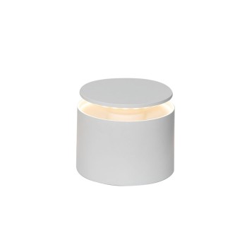 Push Up White portable and rechargeable table led lamp by Zafferano. Indoor and outdoor lamp