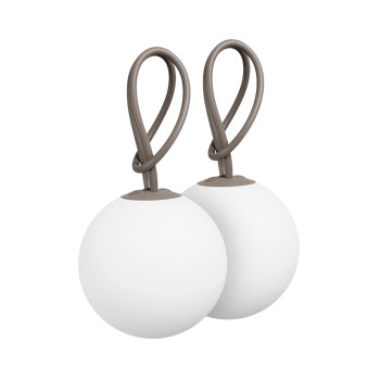 Bolleke Fatboy LED pendant lamp portable and rechargeable taupe