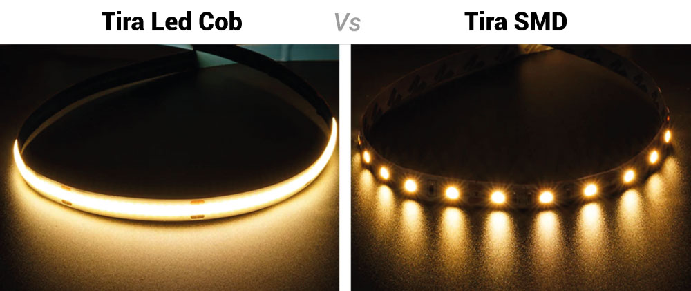 Strisce LED COB e Strisce LED tradizionali